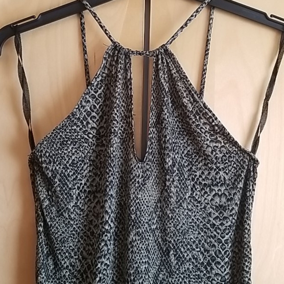 GREEN HALTER DRESS - Picture 5 of 5